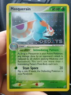 Pokemon Cards Ex Deoxys Surskit 78/107 & Masquerain 39/107 Reverse Holo Stamped - Image 4