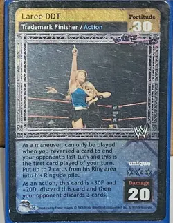 WWE RAW DEAL CCG MICKIE JAMES 4 CARD LOT - Image 4
