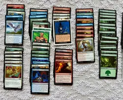 Magic the Gathering Starter Kit Cards & Random Cards 20-Sided Dice ~220 Cards - Image 2