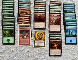 Magic the Gathering Starter Kit Cards & Random Cards 20-Sided Dice ~220 Cards - Image 3
