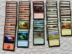 Magic the Gathering Starter Kit Cards & Random Cards 20-Sided Dice ~220 Cards - Image 5