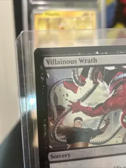 2025 Magic The Gathering MTG Marvel EN Foil R 0074 Villainous Wrath Holo Card - Image 2