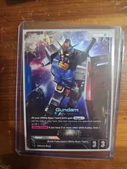 Gundam GD01-001 LR+ Newtype Rising Alternate Art Card Game - Image 1