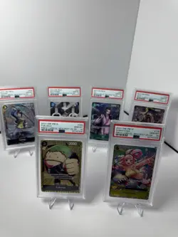 One Piece Card Lot PSA10 BCG Fest 2023-2024 English Limited Ed - Rare - Image 1