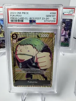 One Piece Card Lot PSA10 BCG Fest 2023-2024 English Limited Ed - Rare - Image 2