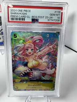 One Piece Card Lot PSA10 BCG Fest 2023-2024 English Limited Ed - Rare - Image 3