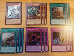 True Draco Deck Core (Monster Mayhem BLMM) - Near Mint NM - 16 cards - Image 1