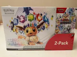 Pokemon Scarlet & Violet Prismatic Evolutions Trading Card Game 2-Pack Sealed - Image 1