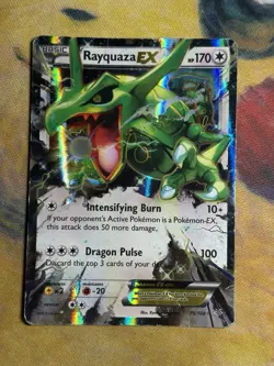 Rayquaza Ex 75/108 Ultra Rare Holo Pokemon 2015 Roaring Skies Card HP MP - Image 2