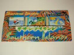 Vtg Japanese Southern Islands Pokemon Cards Sea Postcard Set - Image 1