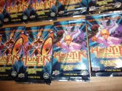 10 Foil Packs Huntik Legendary Saga Booster 9 Cards Each 2009 Upper Deck CCG TCG - Image 2