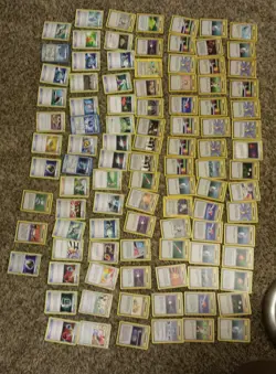 100 Pokemon Trainer cards authentic supporter random - ABC - Image 1