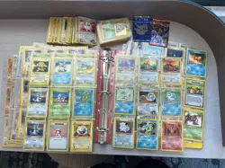 Vintage Binder Pokemon Card Collection Holos Hits Wotc Base Set Blastoise - Image 1
