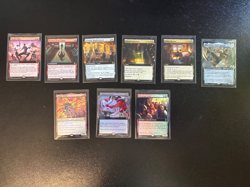 MAGIC THE GATHERING SPIDER-MAN 9 CARD LOT - Mythics/Rare - Image 1