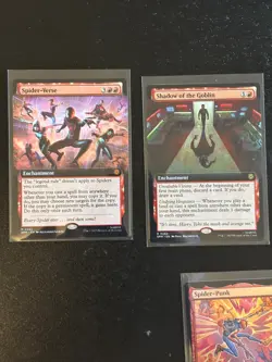 MAGIC THE GATHERING SPIDER-MAN 9 CARD LOT - Mythics/Rare - Image 2