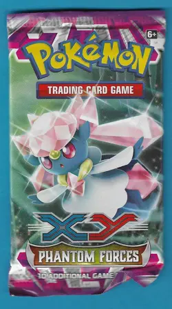 Pokemon "Phantom Forces" 10-Card Sealed Booster Pack (Diancie) X1 - Image 1