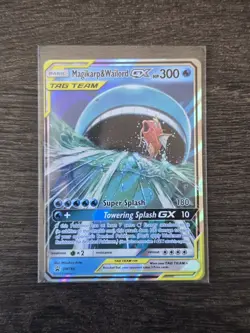 Magikarp & Wailord GX SM166 Holo Card Near Mint Condition - Image 1