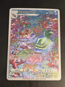 Gastrodon 161/155 Pokemon TCG Pocket Space-Time Smackdown Textured Fanart Card - Image 1