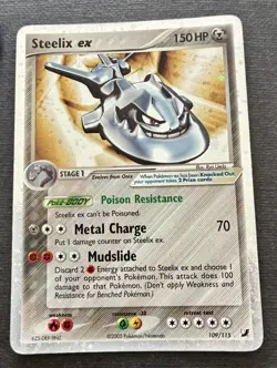 Pokemon 2006 Steelix ex Unseen Forces 109/115 World Championship Card - MP - Image 1