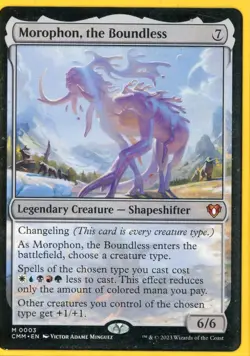 2023 Magic the Gathering Morophon the Boundless Legendary Creature Shapeshifter - Image 1