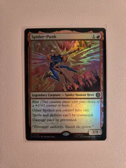 MTG Spider-Man R Spider-Punk #0092 Foil - Image 1