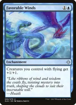 Favorable Winds - Foil Ixalan MP MTG - Image 1
