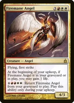 Firemane Angel - Foil Ravnica: City of Guilds MP MTG - Image 1