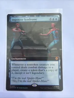 Impostor Syndrome (Extended Art) Marvel's Spider-Man NM MTG Foil - Image 1