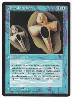 ►Magic-Style◄ MTG - Copy Artifact - French Revised FBB - EX - Image 1