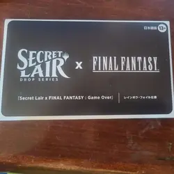 Final Fantasy Magic the Gathering Secret Lair Japanese Game Over Foil - Image 1