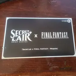 Final Fantasy Magic the Gathering Secret Lair Japanese Weapons Non Foil - Image 1