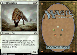 Magic the Gathering -MTG- Devilthorn Fox Foil - Image 1