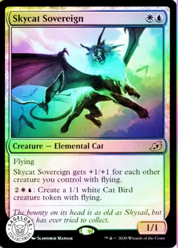 MTG Skycat Sovereign {207} | NM Foil | Ikoria: Lair of Behemoths {IKO} - Image 1