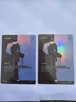 2x Ponder (Borderless) (Non Foil & Foil) 0013 (M) MTG Marvel's Spider-Man - Image 1