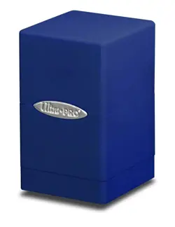 Ultra Pro Deck Box Satin Tower Version 2 Blue w/ Token Compartment - Image 1