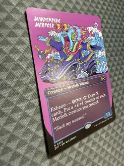 MTG Mindspring Merfolk #0335 Borderless Rare Aetherdrift (DFT) - Image 3