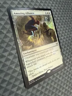 MTG Amazing Alliance #0002 Foil Rare Marvel’s Spider-Man: Eternal Legal (SPE) - Image 2