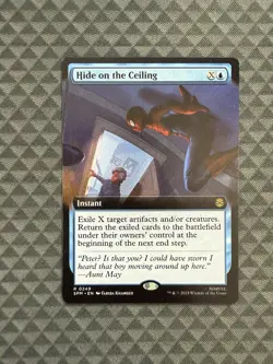 MTG Hide on the Ceiling #0249 Extended Art Rare Marvel’s Spider-Man (SPM) - Image 1