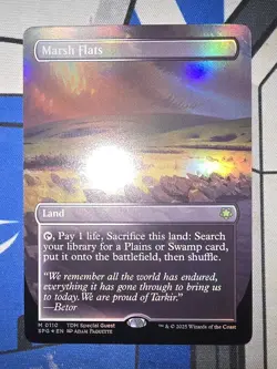 MTG - Special Guests - Marsh Flats (Borderless) #0110 - Near Mint Foil - Image 1