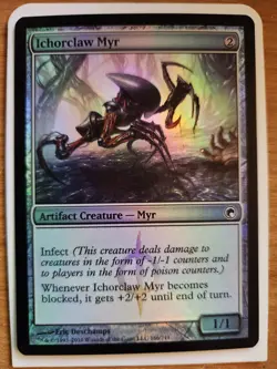 Ichorclaw Myr NM FOIL Scars of Mirrodin MTG FREE SHIPPING - Image 1