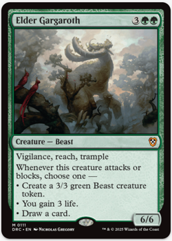 1 x Elder Gargaroth - DRC - LP - MTG - Image 1