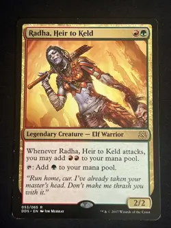 1x Radha, Heir to Keld (53) Duel Decks: Mind vs. Might LP MTG Magic x1 MKE - Image 1