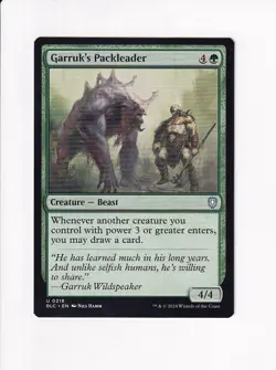 MAGIC THE GATHERING MTG COMMANDER: BLOOMBURROW GARRUK'S PACKLEADER - Image 1