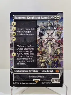 MTG Summon: Knights of Round (Borderless) Regular Final Fantasy - Image 1