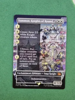 MTG Summon: Knights of Round (Borderless) Regular Final Fantasy - Image 3