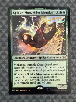 MTG Spider-Man, Miles Morales #0018 Foil R Marvel’s Spider-Man: EL (SPE) - Image 2