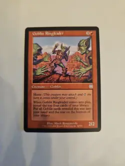 Mtg Apocalypse Goblin Ringleader (Never Played) - Image 1
