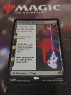 Mtg. The Death of Gwen Stacy. Foil. Marvel's Spider-Man. Pack Fresh - Image 1
