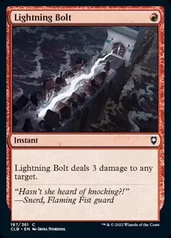 LIGHTNING BOLT NM! *BATTLE FOR BALDUR'S GATE* - Image 1