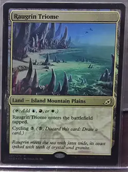 Magic The Gathering, Raugrin Triome, Ikoria Lair of Behemoths, Foil NM - Image 1